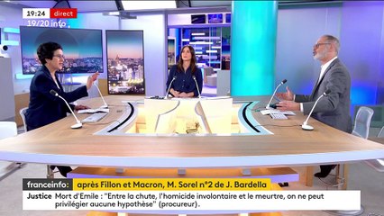 Clash sur le plateau de franceinfo entre Gilles Bornstein et Malika Sorel, numéro 2 de Jordan Bardella