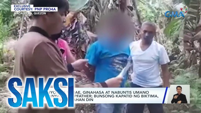 17-anyos na babae, ginahasa at nabuntis umano ng kanyang stepfather; bunsong kapatid ng biktima, pinagsamantalahan din | Saksi