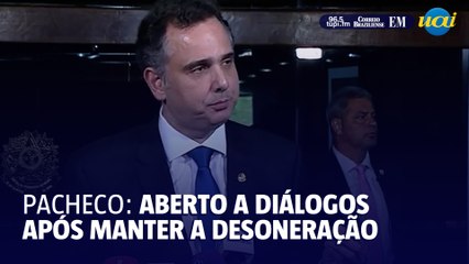 Pacheco segue aberto para discutir a questão, mas por projeto de lei