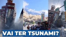 Terremoto atinge ilha de TAIWAN e gera alerta de TSUNAMI