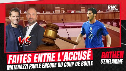 Faites entre l'accusé : Materazzi accusé de ressasser la finale du Mondial 2006