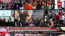 Se cumple un mes de las campañas por la jefatura a la CdMx