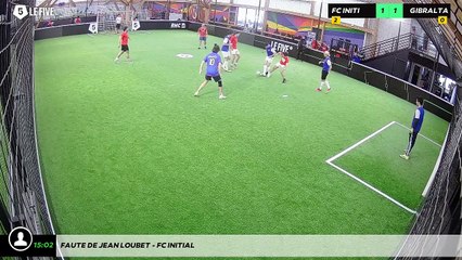 Faute de Jean LOUBET - FC INITIAL