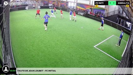 Faute de Jean LOUBET - FC INITIAL
