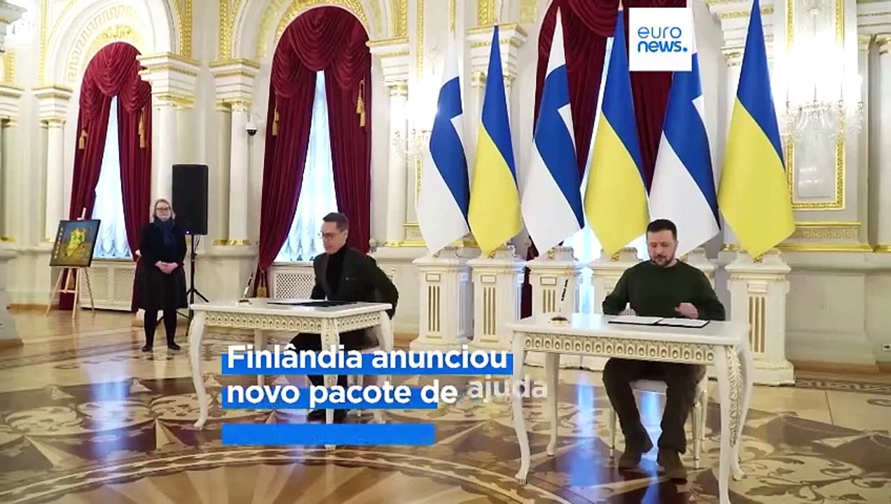 Finlândia assina pacto de segurança de 10 anos com a Ucrânia e envia ajuda no valor de 188 milhões