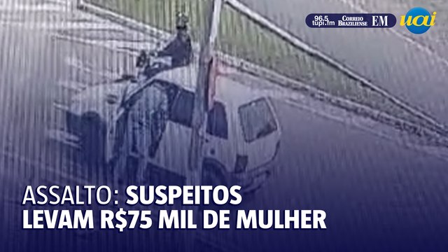 Homens assaltam mulher e levam R$ 75 mil em Ouro Fino