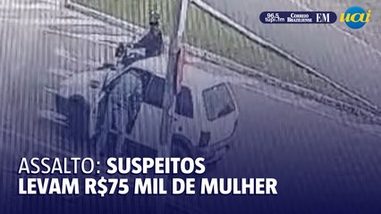 Homens assaltam mulher e levam R$ 75 mil em Ouro Fino