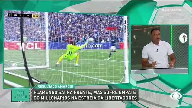 Denílson analisa empate do Flamengo na estreia da Libertadores: Se esperava mais