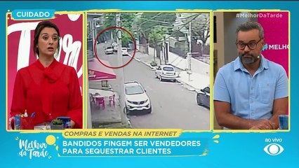 Sequestradores fingem ser vendedores | Melhor da Tarde