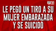 Le pegó un tiro a su mujer embarazada y se suicidó: ella está internada en grave estado