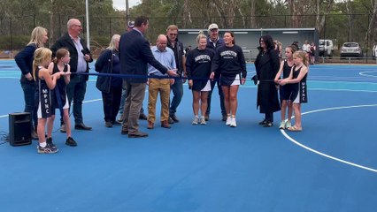 New Mount Pleasant netball courts officially opened