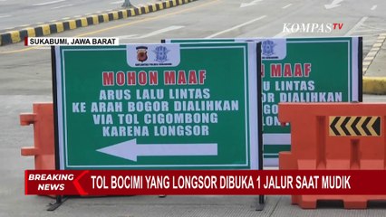 Tol Bocimi yang Longsor Dibuka 1 Jalur saat Mudik Lebaran 2024