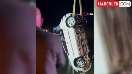 Muğla'da otomobil köprüden suya uçtu: 2 ölü