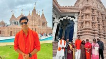 Vivek Dahiya Visits Abu Dhabi BAPS Hindu Temple With Family, Post Viral... | Boldsky
