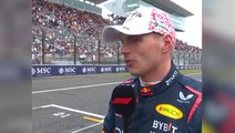 Watch Max Verstappen’s frank admission as he takes pole position at Japanese Grand Prix