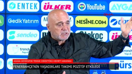 Hikmet Karaman: Yediğimiz basit goller takımı düşürdü