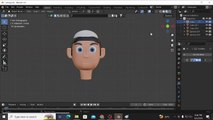 3d Character modeling Face modeling