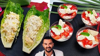 Tous en cuisine #58 : L'incontournable salade césar et les étonnements aux fraises de Cyril Lignac ! (Exclusivité Dailymotion)