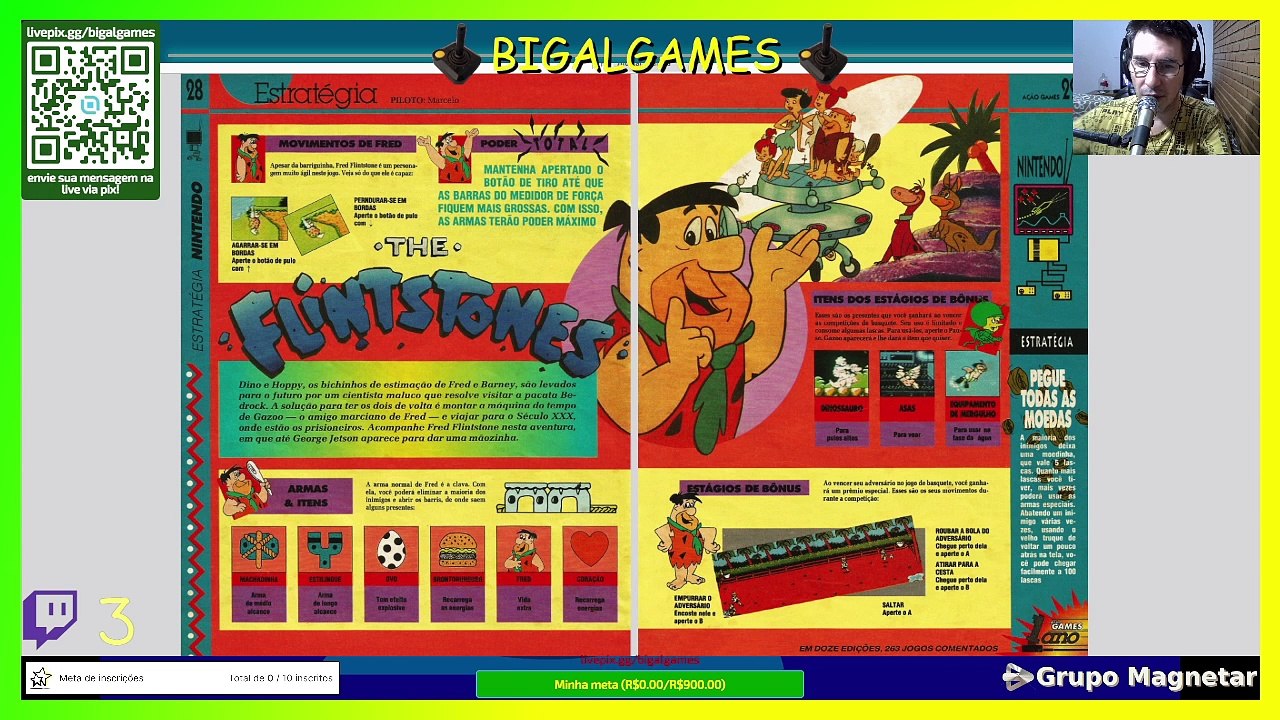 The Flintstones; NES; Estratégia; Ação Games; 13; maio de 1992 - 2024-03-06_01-04-01