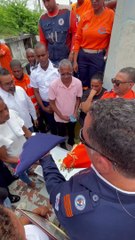 Profunda tristeza en sepelio de voluntario de la Defensa Civil