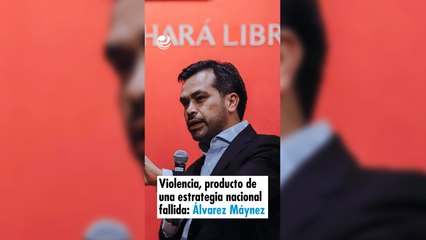 Violencia, producto de una estrategia nacional fallida: Álvarez Máynez