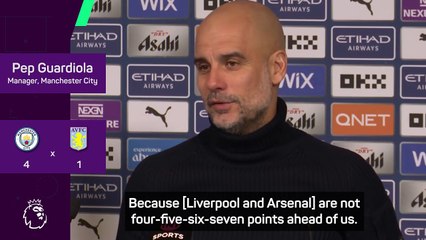 Guardiola gives honest opinion on Premier League title race