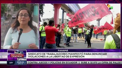 Sindicatos denuncian violación de libertad de expresión en Panamá