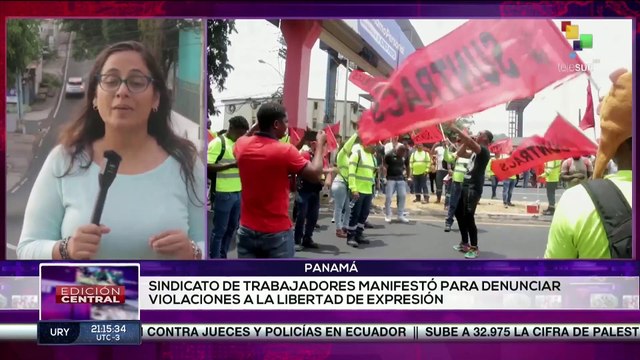 Sindicatos denuncian violación de libertad de expresión en Panamá