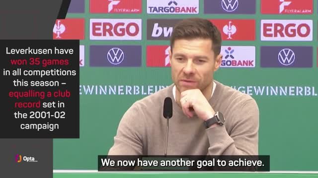 Alonso targeting 'another goal' after reaching DFB Pokal final