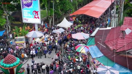 Presiden Jokowi ngabuburit di Jambi