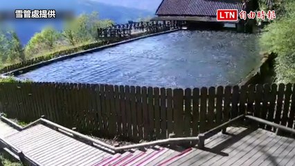 花蓮強震瞬間震撼畫面：雪霸「鏡頭君」捕捉水池大地震動態 🌊