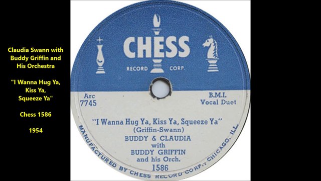 Claudia Swann with Buddy Griffin and His Orchestra - I Wanna Hug Ya, Kiss Ya, Squeeze Ya (1954)