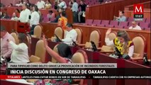 La Cámara de Diputados de Oaxaca busca catalogar como delito grave provocar incendios