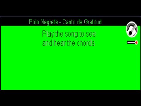 Canto de gratitud - Polo Negrete Acordes guitarra