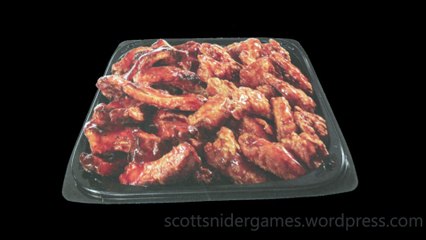 BBQ Wings/Ribs Platter: 3D Video #1 (04-03-2024)