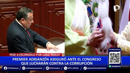 Gustavo Adrianzén: así fue su presentación ante el Congreso previo a recibir el voto de confianza