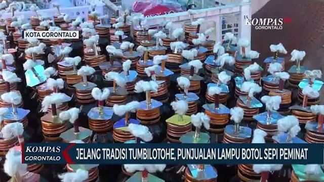 Tradisi Tumbilotohe di Gorontalo Beralih Gunakan Lampu Listrik, Penjualan Lampu Botol Sepi Peminat