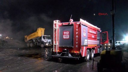 Ankara'da büyük yangın: Alevler geceyi sabaha kadar aydınlattı