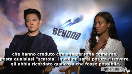 Intervista a Zoe Saldana e John Cho