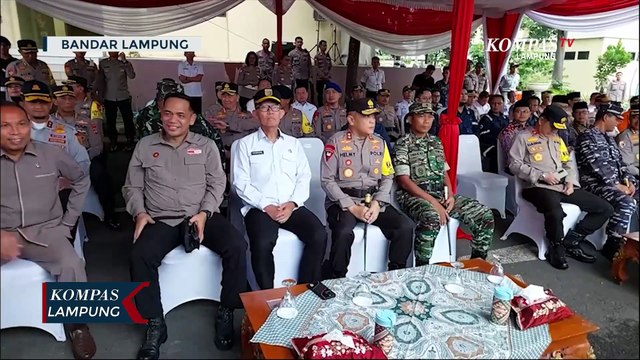 Apel Gelar Pasukan Operasi Ketupat Krakatau 2024