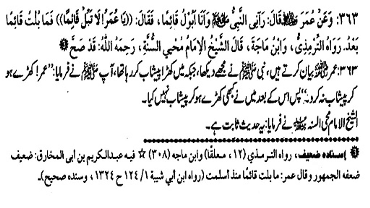 KHARAY HO KAR PESHAB KARNA (363)