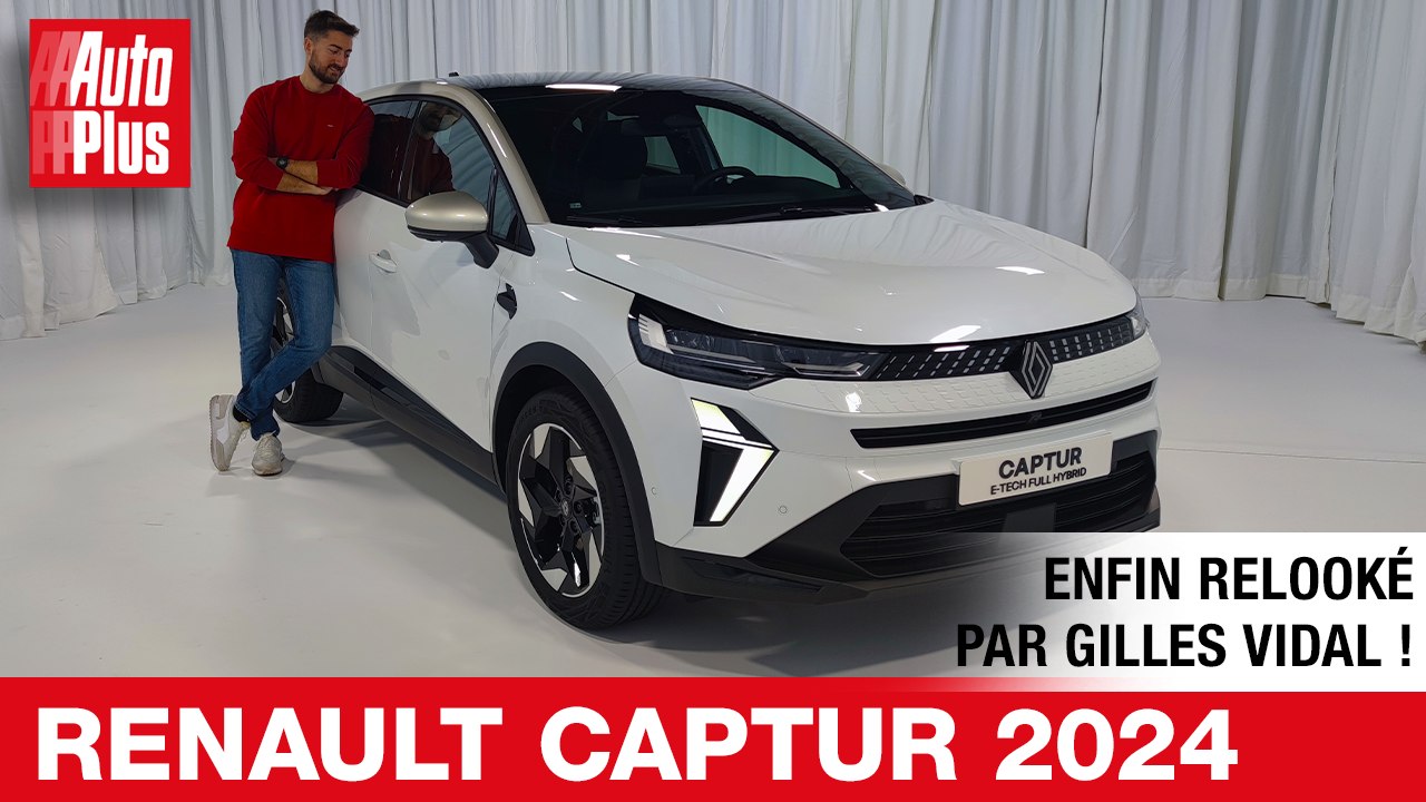RENAULT CAPTUR restylé (2024) : enfin relooké par GILLES VIDAL ! - A bord de