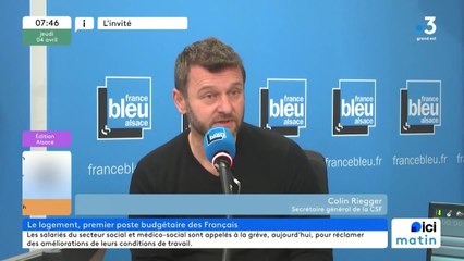 Colin Riegger, secrétaire général de la Confédération syndicale des familles, sur le logement en Alsace
