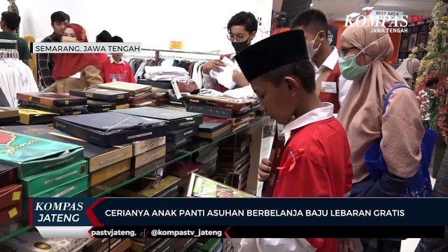 Cerianya Anak Panti Asuhan Berbelanja Baju Lebaran Gratis