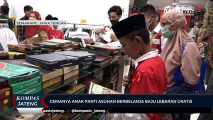 Descargar video: Cerianya Anak Panti Asuhan Berbelanja Baju Lebaran Gratis