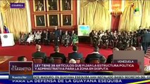 Pdte. de Venezuela Nicolás Maduro promulgó ley en defensa de la Guayana Esequiba