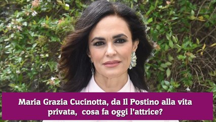 Maria Grazia Cucinotta, da Il Postino alla vita privata,  cosa fa oggi l’attrice