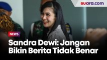 Selesai Diperiksa Kasus Korupsi Timah Harvey Moeis, Sandra Dewi: Jangan Bikin Berita-berita Tidak Benar  