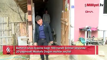 'Yaşın küçük sana oy vermezler' demişlerdi, 20 yaşında muhtar oldu