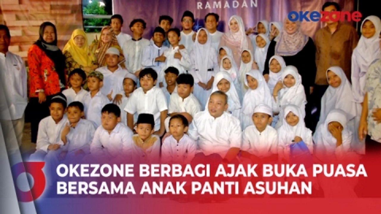 Okezone Berbagi Ajak Buka Puasa Bersama Anak Panti Asuhan